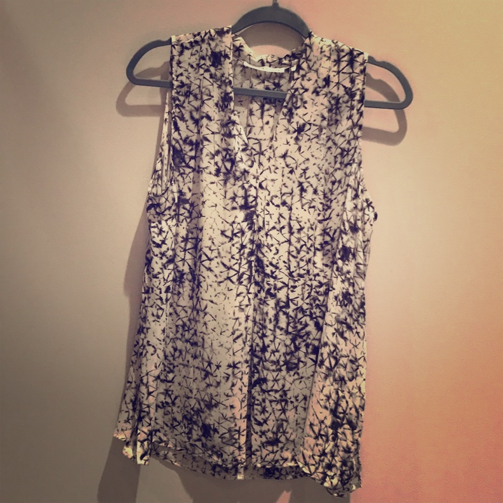 Violet and Claire black and white blouse